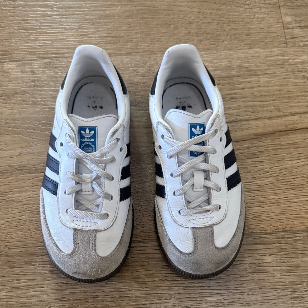 Adidas White and Black Classic Sneakers